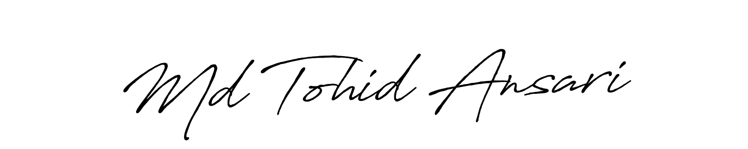 You can use this online signature creator to create a handwritten signature for the name Md Tohid Ansari. This is the best online autograph maker. Md Tohid Ansari signature style 7 images and pictures png