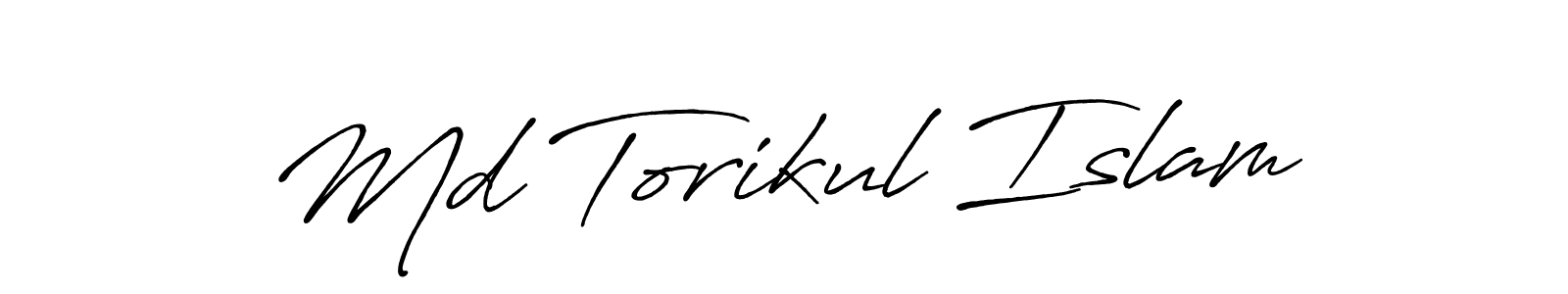 Also You can easily find your signature by using the search form. We will create Md Torikul Islam name handwritten signature images for you free of cost using Antro_Vectra_Bolder sign style. Md Torikul Islam signature style 7 images and pictures png