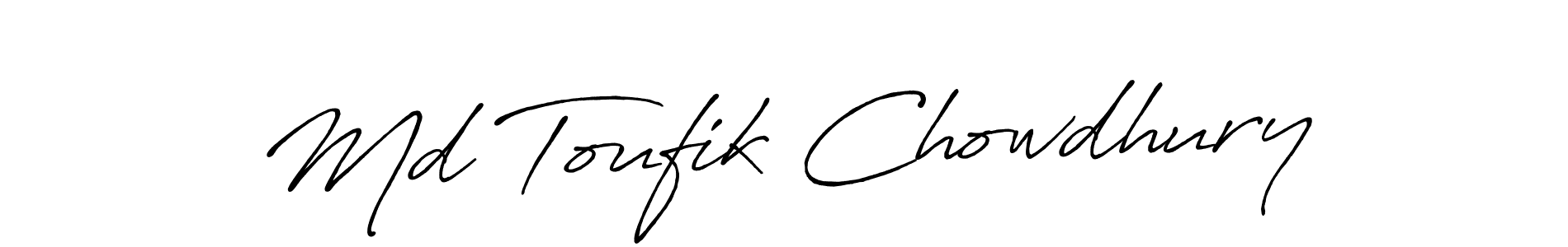 Similarly Antro_Vectra_Bolder is the best handwritten signature design. Signature creator online .You can use it as an online autograph creator for name Md Toufik Chowdhury. Md Toufik Chowdhury signature style 7 images and pictures png