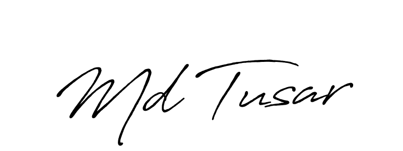 Also You can easily find your signature by using the search form. We will create Md Tusar name handwritten signature images for you free of cost using Antro_Vectra_Bolder sign style. Md Tusar signature style 7 images and pictures png