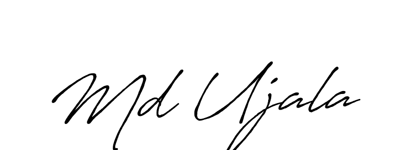 Antro_Vectra_Bolder is a professional signature style that is perfect for those who want to add a touch of class to their signature. It is also a great choice for those who want to make their signature more unique. Get Md Ujala name to fancy signature for free. Md Ujala signature style 7 images and pictures png