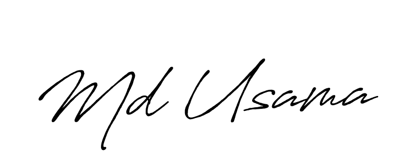 Make a beautiful signature design for name Md Usama. Use this online signature maker to create a handwritten signature for free. Md Usama signature style 7 images and pictures png