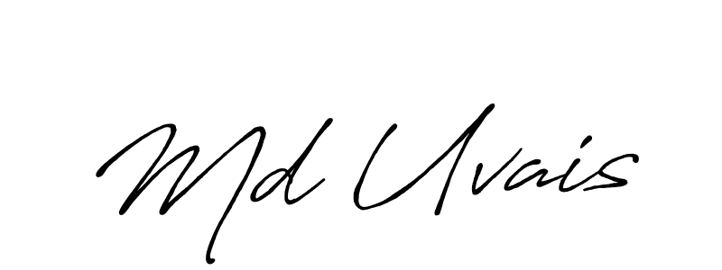 if you are searching for the best signature style for your name Md Uvais. so please give up your signature search. here we have designed multiple signature styles  using Antro_Vectra_Bolder. Md Uvais signature style 7 images and pictures png