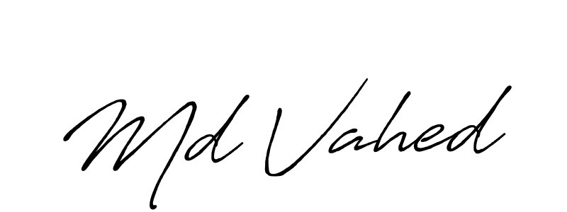 Best and Professional Signature Style for Md Vahed. Antro_Vectra_Bolder Best Signature Style Collection. Md Vahed signature style 7 images and pictures png