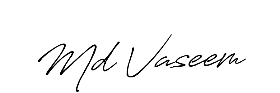 Make a beautiful signature design for name Md Vaseem. Use this online signature maker to create a handwritten signature for free. Md Vaseem signature style 7 images and pictures png