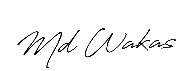 It looks lik you need a new signature style for name Md Wakas. Design unique handwritten (Antro_Vectra_Bolder) signature with our free signature maker in just a few clicks. Md Wakas signature style 7 images and pictures png