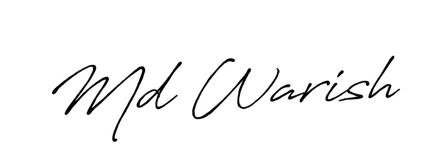 Best and Professional Signature Style for Md Warish. Antro_Vectra_Bolder Best Signature Style Collection. Md Warish signature style 7 images and pictures png