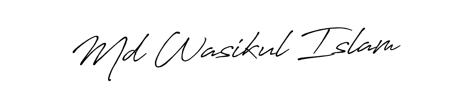 It looks lik you need a new signature style for name Md Wasikul Islam. Design unique handwritten (Antro_Vectra_Bolder) signature with our free signature maker in just a few clicks. Md Wasikul Islam signature style 7 images and pictures png