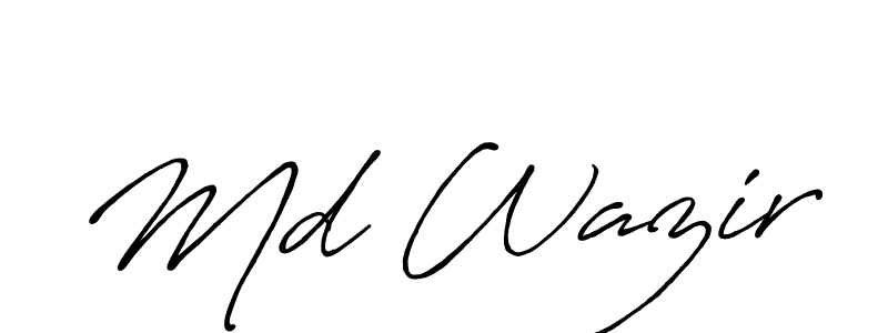 You should practise on your own different ways (Antro_Vectra_Bolder) to write your name (Md Wazir) in signature. don't let someone else do it for you. Md Wazir signature style 7 images and pictures png