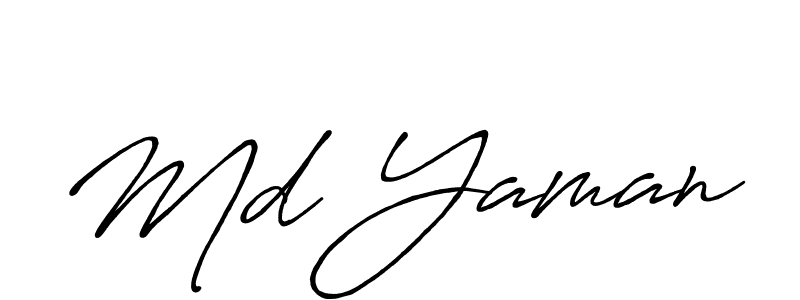 Md Yaman stylish signature style. Best Handwritten Sign (Antro_Vectra_Bolder) for my name. Handwritten Signature Collection Ideas for my name Md Yaman. Md Yaman signature style 7 images and pictures png