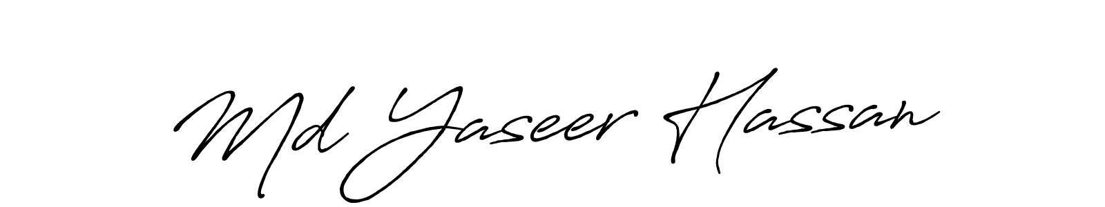 You should practise on your own different ways (Antro_Vectra_Bolder) to write your name (Md Yaseer Hassan) in signature. don't let someone else do it for you. Md Yaseer Hassan signature style 7 images and pictures png