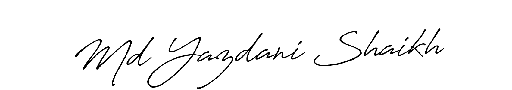 Also You can easily find your signature by using the search form. We will create Md Yazdani Shaikh name handwritten signature images for you free of cost using Antro_Vectra_Bolder sign style. Md Yazdani Shaikh signature style 7 images and pictures png