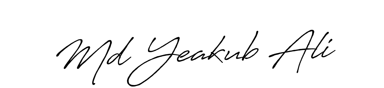 The best way (Antro_Vectra_Bolder) to make a short signature is to pick only two or three words in your name. The name Md Yeakub Ali include a total of six letters. For converting this name. Md Yeakub Ali signature style 7 images and pictures png