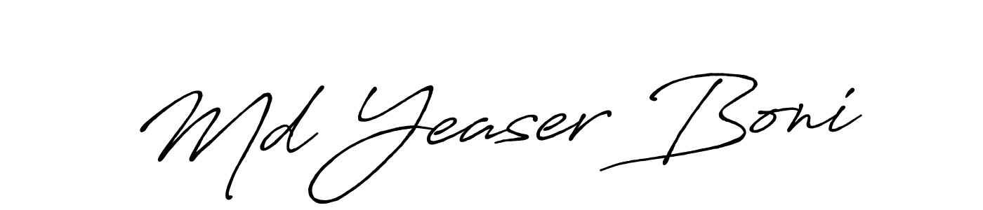 Make a beautiful signature design for name Md Yeaser Boni. Use this online signature maker to create a handwritten signature for free. Md Yeaser Boni signature style 7 images and pictures png