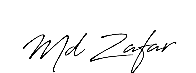 Use a signature maker to create a handwritten signature online. With this signature software, you can design (Antro_Vectra_Bolder) your own signature for name Md Zafar. Md Zafar signature style 7 images and pictures png