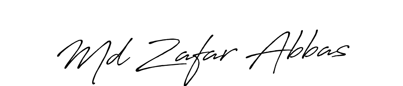 It looks lik you need a new signature style for name Md Zafar Abbas. Design unique handwritten (Antro_Vectra_Bolder) signature with our free signature maker in just a few clicks. Md Zafar Abbas signature style 7 images and pictures png