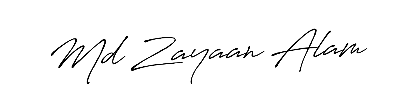Similarly Antro_Vectra_Bolder is the best handwritten signature design. Signature creator online .You can use it as an online autograph creator for name Md Zayaan Alam. Md Zayaan Alam signature style 7 images and pictures png