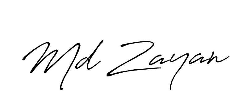 It looks lik you need a new signature style for name Md Zayan. Design unique handwritten (Antro_Vectra_Bolder) signature with our free signature maker in just a few clicks. Md Zayan signature style 7 images and pictures png