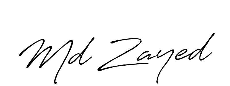 The best way (Antro_Vectra_Bolder) to make a short signature is to pick only two or three words in your name. The name Md Zayed include a total of six letters. For converting this name. Md Zayed signature style 7 images and pictures png