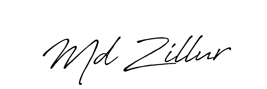 Best and Professional Signature Style for Md Zillur. Antro_Vectra_Bolder Best Signature Style Collection. Md Zillur signature style 7 images and pictures png