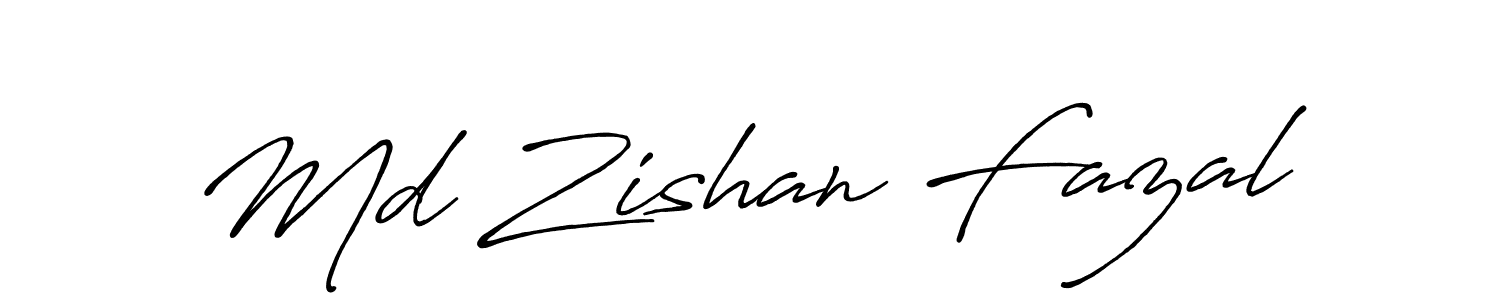 Also we have Md Zishan Fazal name is the best signature style. Create professional handwritten signature collection using Antro_Vectra_Bolder autograph style. Md Zishan Fazal signature style 7 images and pictures png