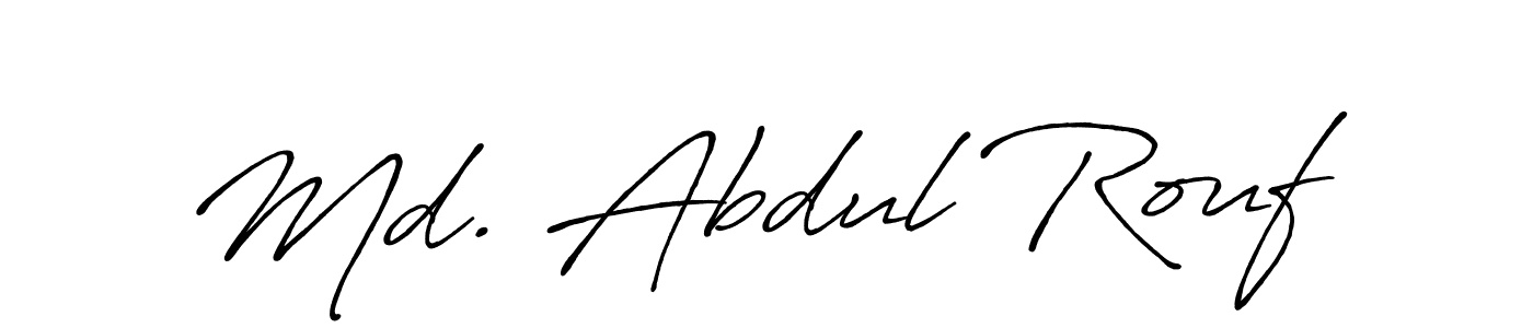 Make a beautiful signature design for name Md. Abdul Rouf. Use this online signature maker to create a handwritten signature for free. Md. Abdul Rouf signature style 7 images and pictures png