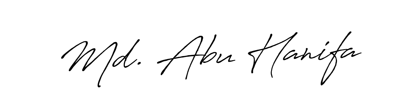 Make a short Md. Abu Hanifa signature style. Manage your documents anywhere anytime using Antro_Vectra_Bolder. Create and add eSignatures, submit forms, share and send files easily. Md. Abu Hanifa signature style 7 images and pictures png