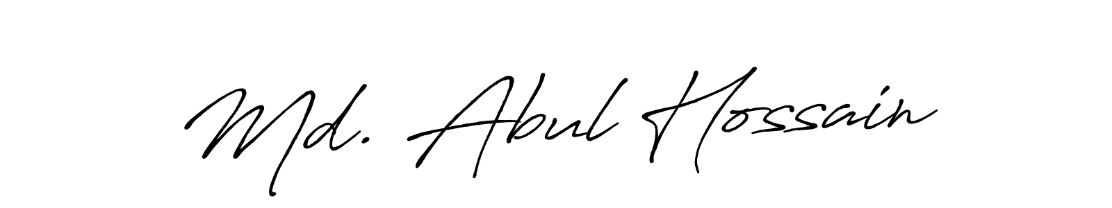 It looks lik you need a new signature style for name Md. Abul Hossain. Design unique handwritten (Antro_Vectra_Bolder) signature with our free signature maker in just a few clicks. Md. Abul Hossain signature style 7 images and pictures png