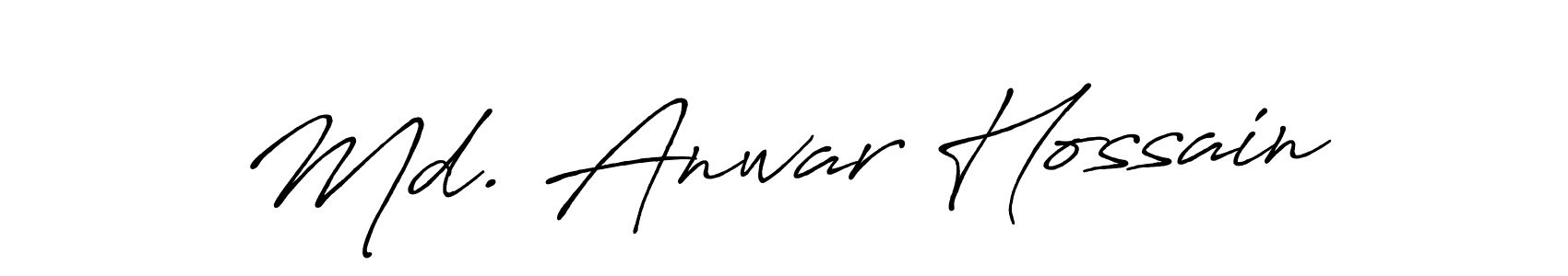 Also we have Md. Anwar Hossain name is the best signature style. Create professional handwritten signature collection using Antro_Vectra_Bolder autograph style. Md. Anwar Hossain signature style 7 images and pictures png