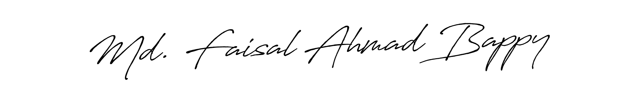 You should practise on your own different ways (Antro_Vectra_Bolder) to write your name (Md. Faisal Ahmad Bappy) in signature. don't let someone else do it for you. Md. Faisal Ahmad Bappy signature style 7 images and pictures png