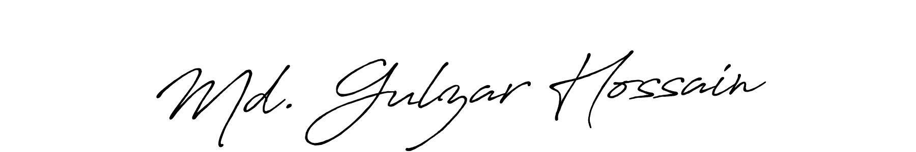 The best way (Antro_Vectra_Bolder) to make a short signature is to pick only two or three words in your name. The name Md. Gulzar Hossain include a total of six letters. For converting this name. Md. Gulzar Hossain signature style 7 images and pictures png