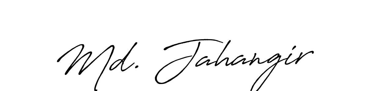 if you are searching for the best signature style for your name Md. Jahangir. so please give up your signature search. here we have designed multiple signature styles  using Antro_Vectra_Bolder. Md. Jahangir signature style 7 images and pictures png
