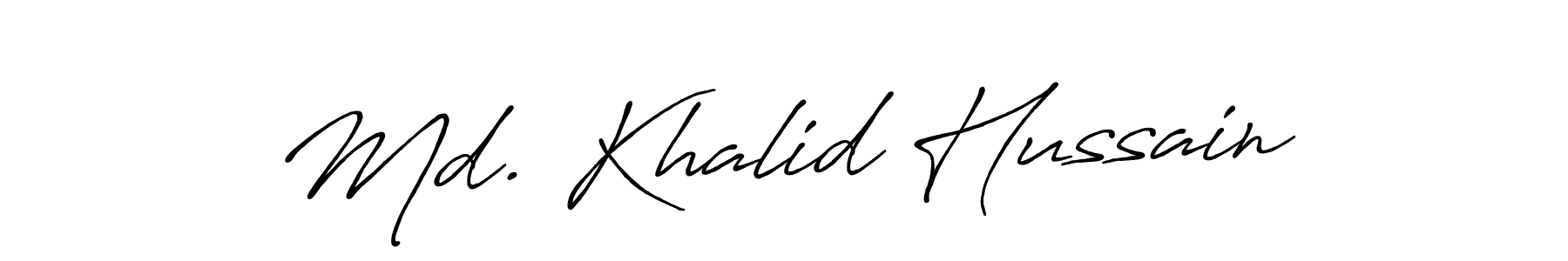 Best and Professional Signature Style for Md. Khalid Hussain. Antro_Vectra_Bolder Best Signature Style Collection. Md. Khalid Hussain signature style 7 images and pictures png