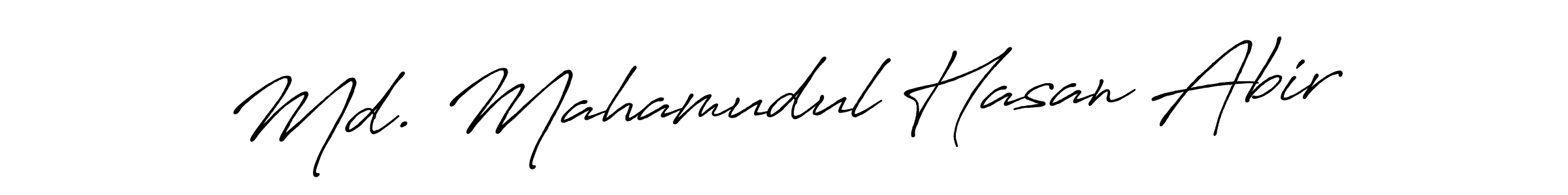 How to make Md. Mahamudul Hasan Abir signature? Antro_Vectra_Bolder is a professional autograph style. Create handwritten signature for Md. Mahamudul Hasan Abir name. Md. Mahamudul Hasan Abir signature style 7 images and pictures png