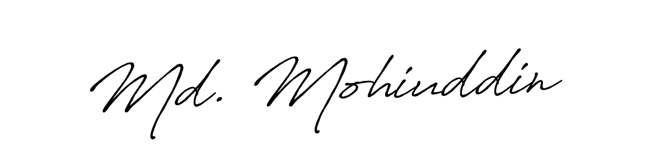 Also You can easily find your signature by using the search form. We will create Md. Mohiuddin name handwritten signature images for you free of cost using Antro_Vectra_Bolder sign style. Md. Mohiuddin signature style 7 images and pictures png