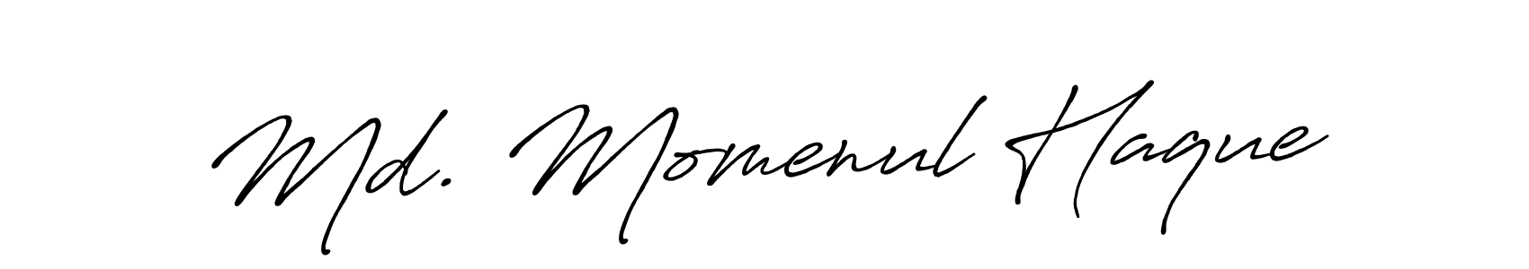 if you are searching for the best signature style for your name Md. Momenul Haque. so please give up your signature search. here we have designed multiple signature styles  using Antro_Vectra_Bolder. Md. Momenul Haque signature style 7 images and pictures png