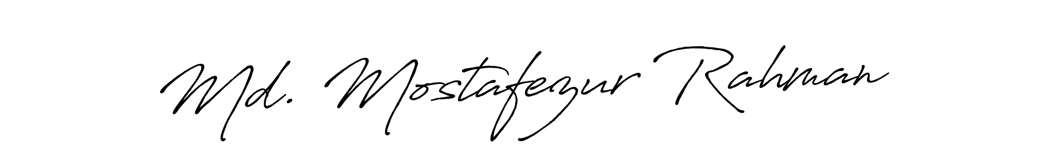 Also we have Md. Mostafezur Rahman name is the best signature style. Create professional handwritten signature collection using Antro_Vectra_Bolder autograph style. Md. Mostafezur Rahman signature style 7 images and pictures png