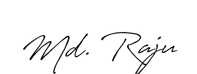 It looks lik you need a new signature style for name Md. Raju. Design unique handwritten (Antro_Vectra_Bolder) signature with our free signature maker in just a few clicks. Md. Raju signature style 7 images and pictures png