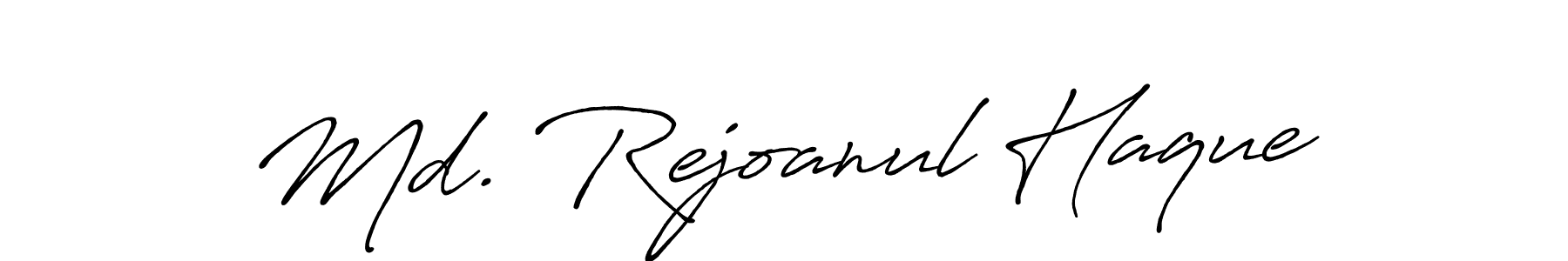 Also You can easily find your signature by using the search form. We will create Md. Rejoanul Haque name handwritten signature images for you free of cost using Antro_Vectra_Bolder sign style. Md. Rejoanul Haque signature style 7 images and pictures png