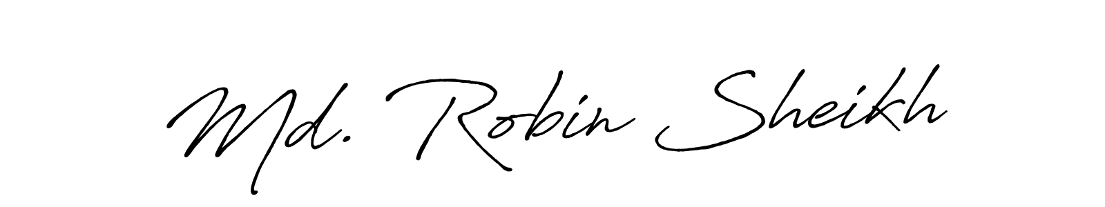 You should practise on your own different ways (Antro_Vectra_Bolder) to write your name (Md. Robin Sheikh) in signature. don't let someone else do it for you. Md. Robin Sheikh signature style 7 images and pictures png