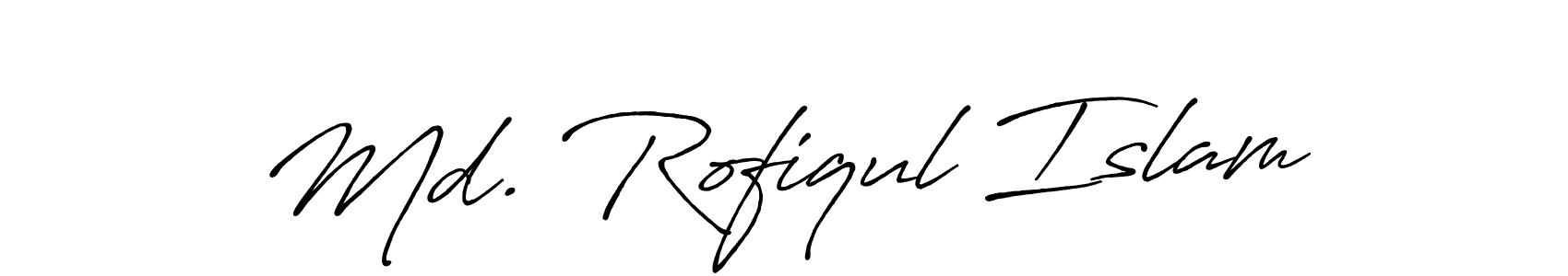 The best way (Antro_Vectra_Bolder) to make a short signature is to pick only two or three words in your name. The name Md. Rofiqul Islam include a total of six letters. For converting this name. Md. Rofiqul Islam signature style 7 images and pictures png