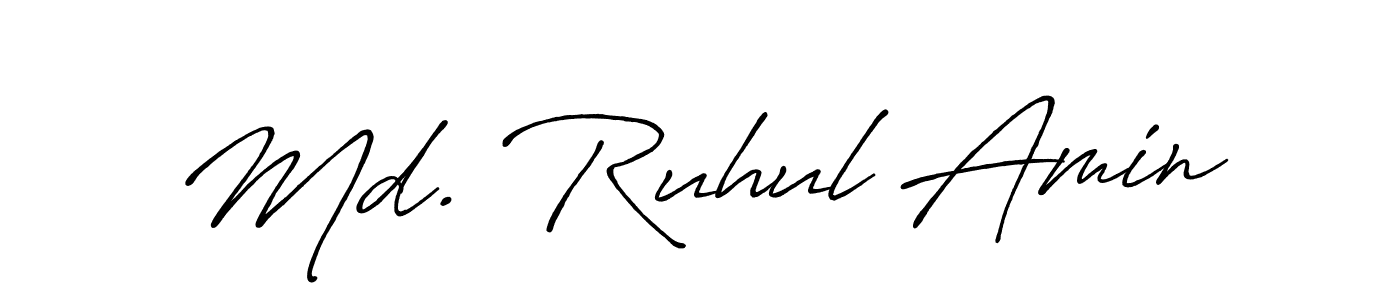 How to make Md. Ruhul Amin signature? Antro_Vectra_Bolder is a professional autograph style. Create handwritten signature for Md. Ruhul Amin name. Md. Ruhul Amin signature style 7 images and pictures png