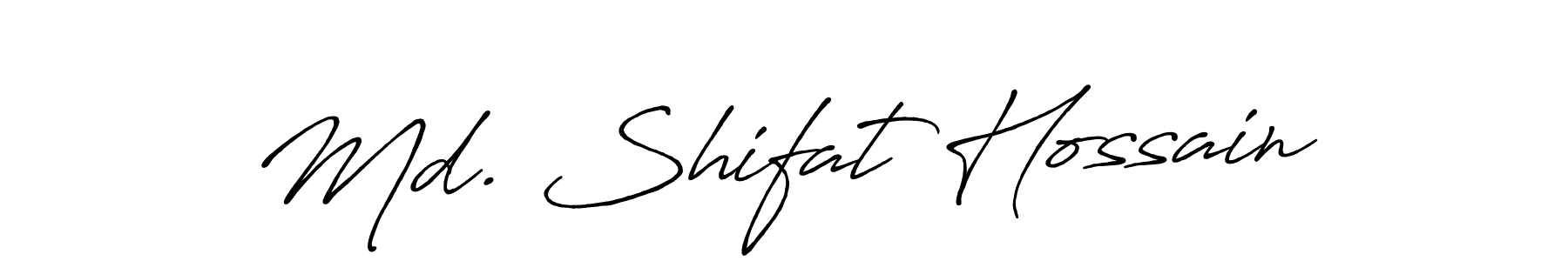 if you are searching for the best signature style for your name Md. Shifat Hossain. so please give up your signature search. here we have designed multiple signature styles  using Antro_Vectra_Bolder. Md. Shifat Hossain signature style 7 images and pictures png