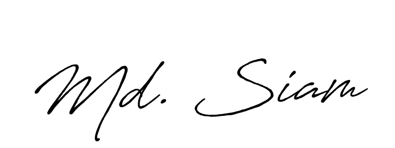 This is the best signature style for the Md. Siam name. Also you like these signature font (Antro_Vectra_Bolder). Mix name signature. Md. Siam signature style 7 images and pictures png