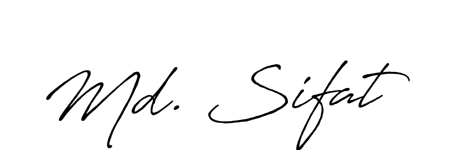 Also You can easily find your signature by using the search form. We will create Md. Sifat name handwritten signature images for you free of cost using Antro_Vectra_Bolder sign style. Md. Sifat signature style 7 images and pictures png