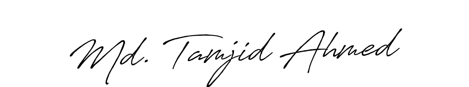 Make a beautiful signature design for name Md. Tamjid Ahmed. Use this online signature maker to create a handwritten signature for free. Md. Tamjid Ahmed signature style 7 images and pictures png