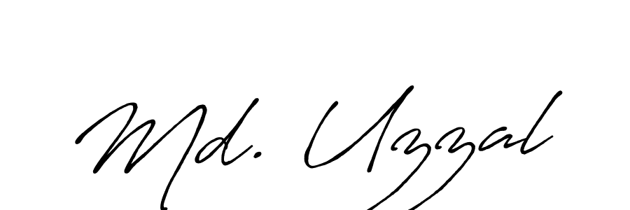 Also we have Md. Uzzal name is the best signature style. Create professional handwritten signature collection using Antro_Vectra_Bolder autograph style. Md. Uzzal signature style 7 images and pictures png