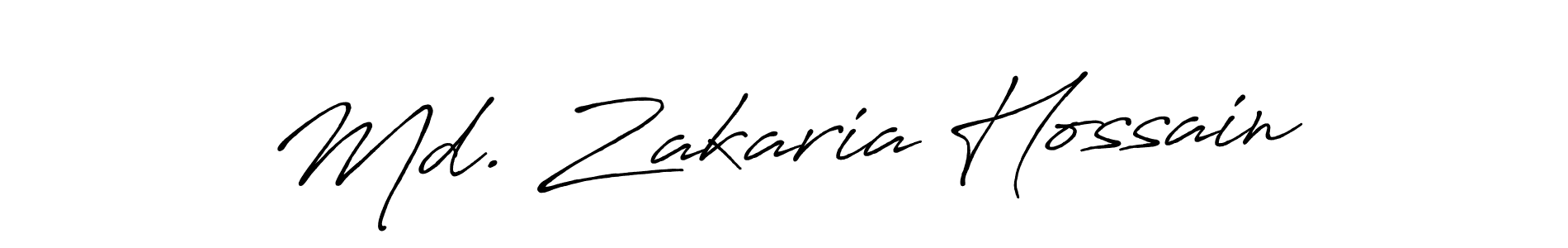 It looks lik you need a new signature style for name Md. Zakaria Hossain. Design unique handwritten (Antro_Vectra_Bolder) signature with our free signature maker in just a few clicks. Md. Zakaria Hossain signature style 7 images and pictures png