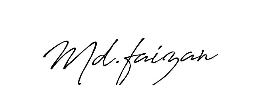 This is the best signature style for the Md.faizan name. Also you like these signature font (Antro_Vectra_Bolder). Mix name signature. Md.faizan signature style 7 images and pictures png