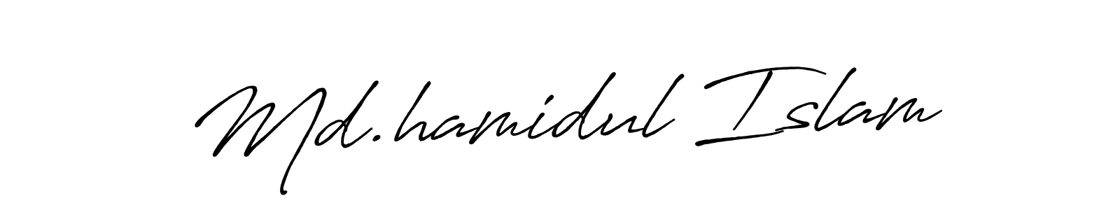 It looks lik you need a new signature style for name Md.hamidul Islam. Design unique handwritten (Antro_Vectra_Bolder) signature with our free signature maker in just a few clicks. Md.hamidul Islam signature style 7 images and pictures png
